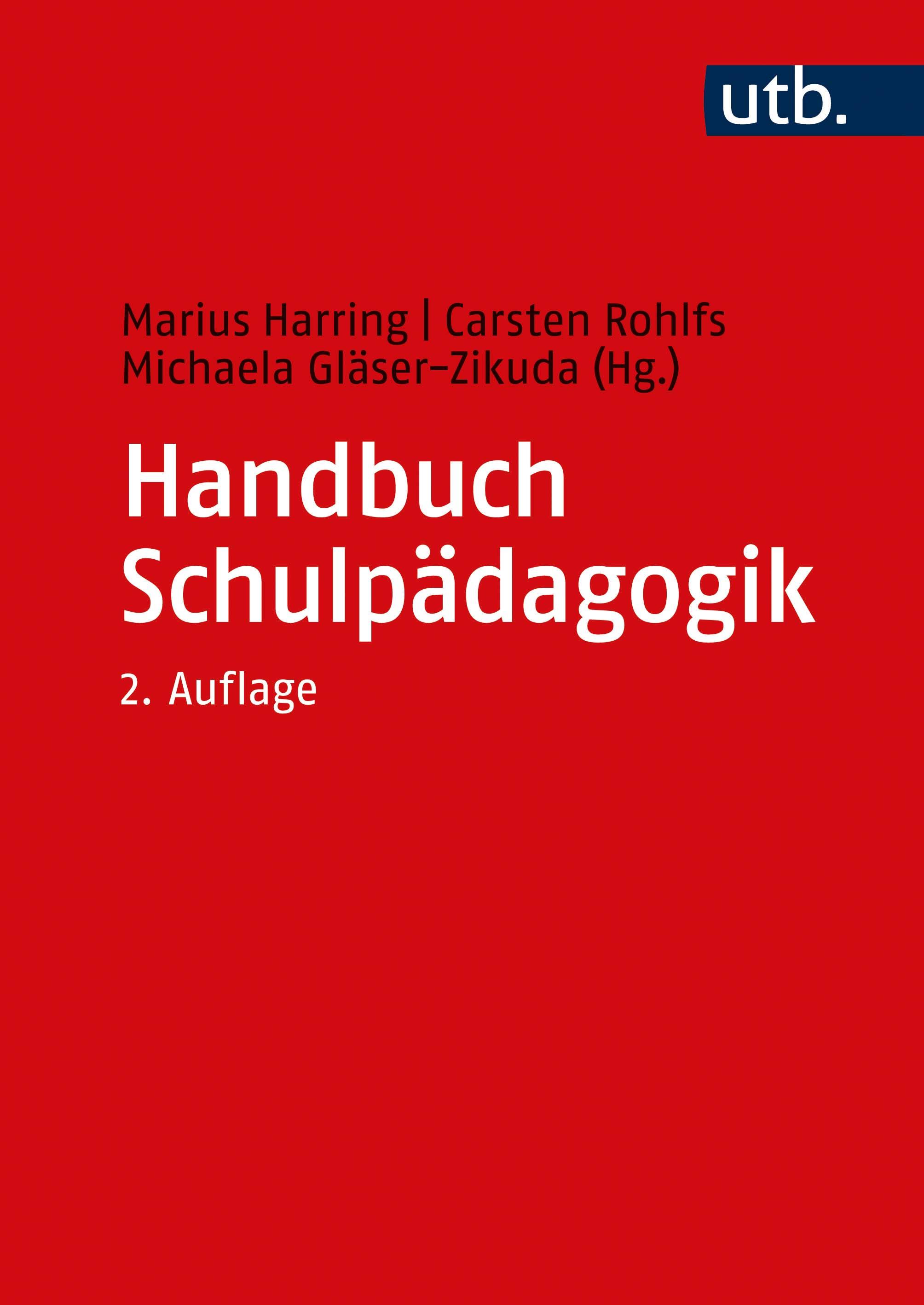 Vorderes Coverbild Handbuch Schulpädagogik