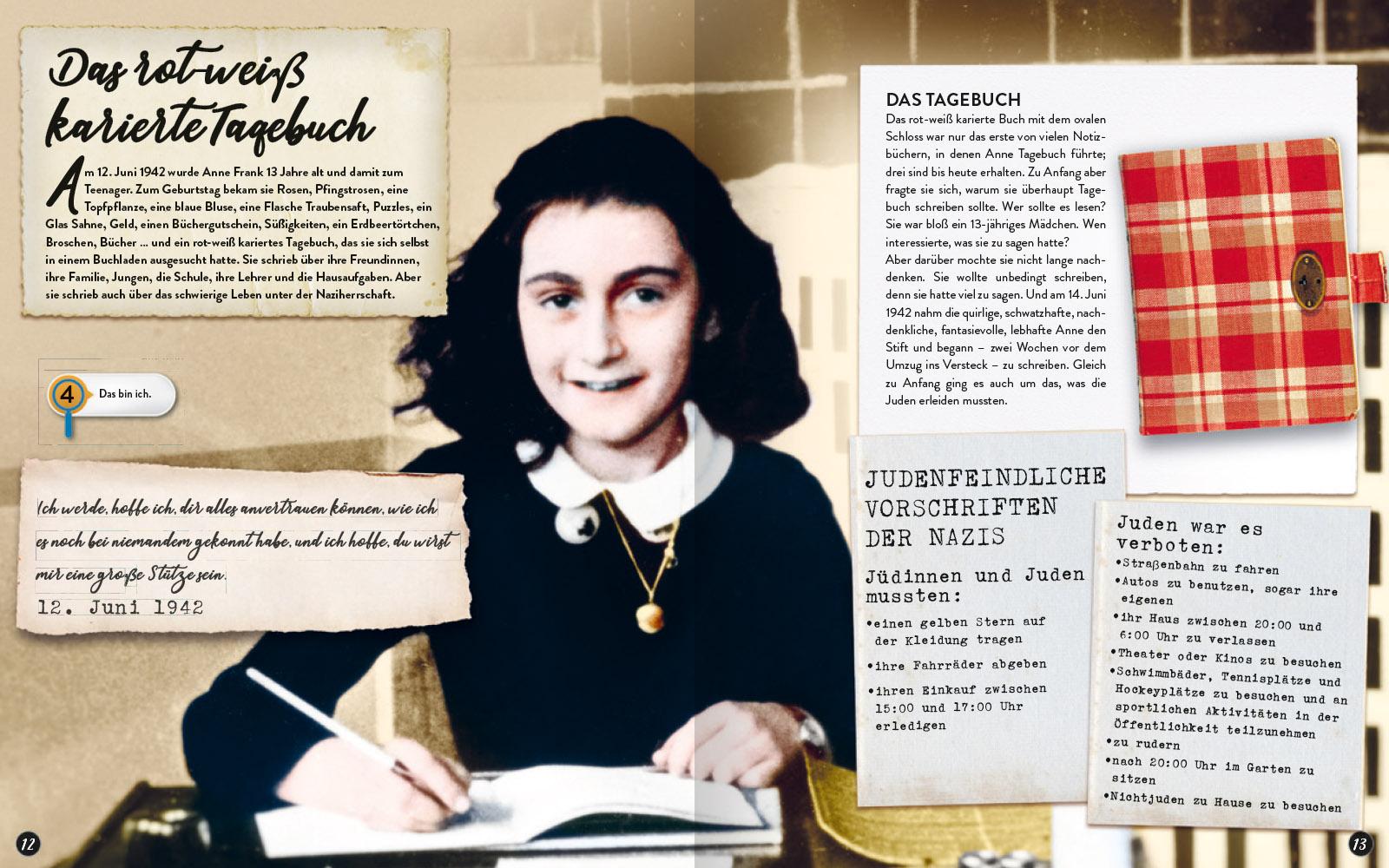 Beispielinhalt (Bild) Entdecke das Leben der Anne Frank