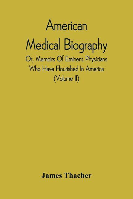 Vorderes Coverbild American Medical Biography