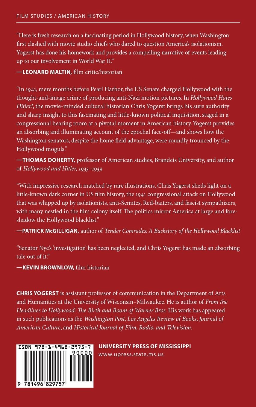 Rückseitencover Hollywood Hates Hitler!