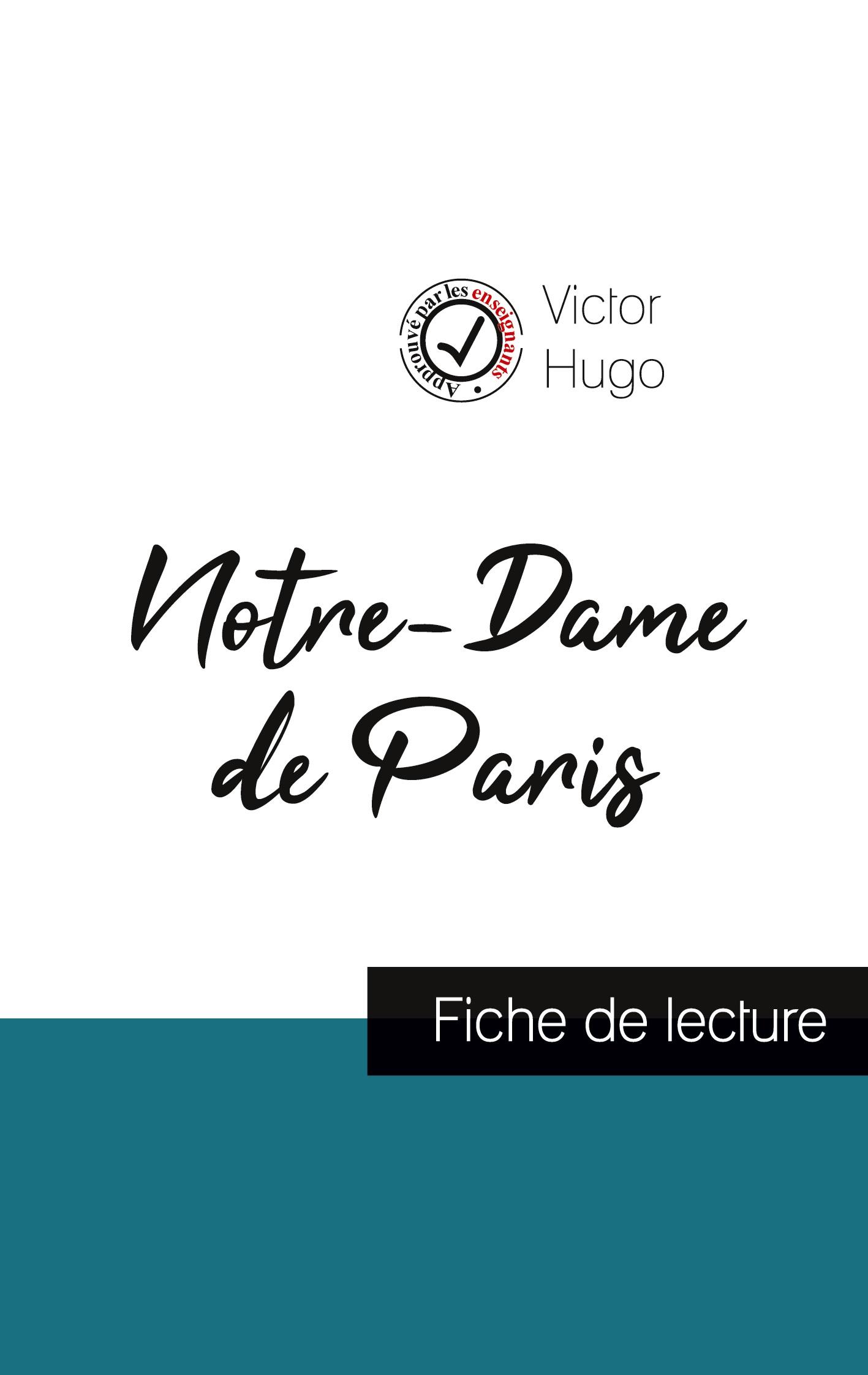 Vorderes Coverbild Notre-Dame de Paris de Victor Hugo (fiche de lecture et analyse complète de l'oeuvre)