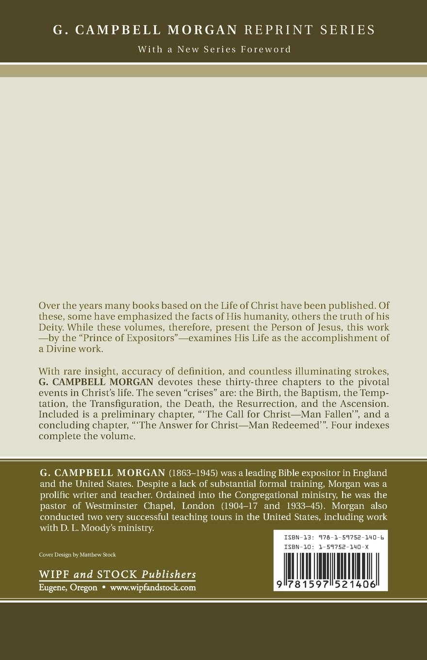 Rückseitencover The Crises of the Christ