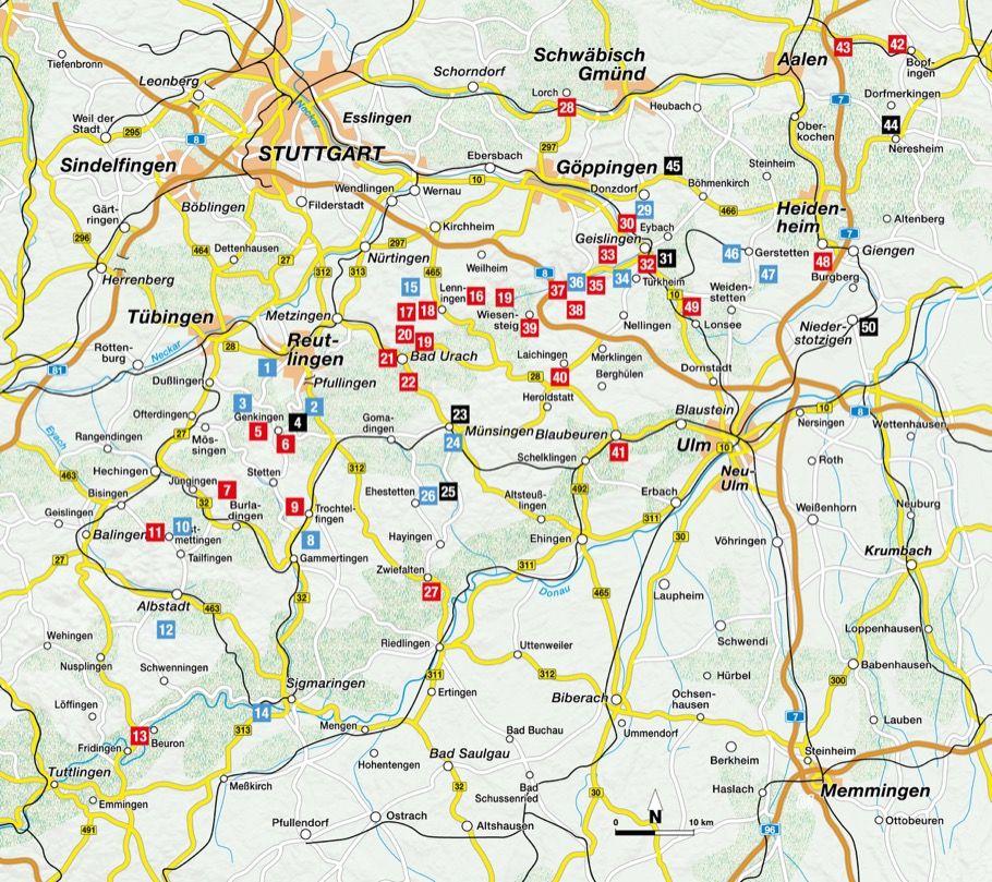 Beispielinhalt (Bild) Leichte Wanderungen Schwäbische Alb