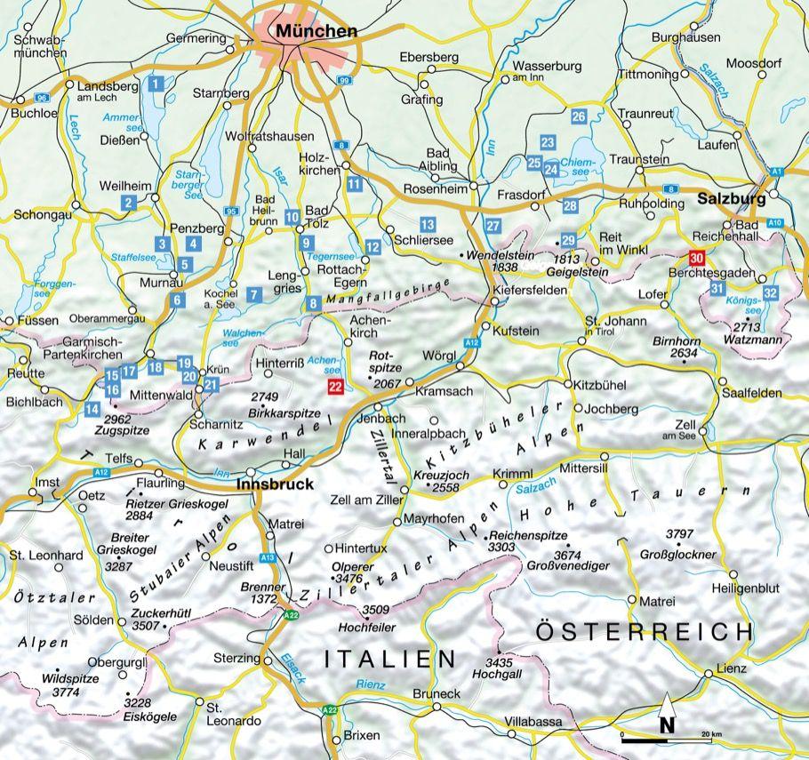 Beispielinhalt (Bild) Gemütliche Wanderungen in den Bayerischen Voralpen