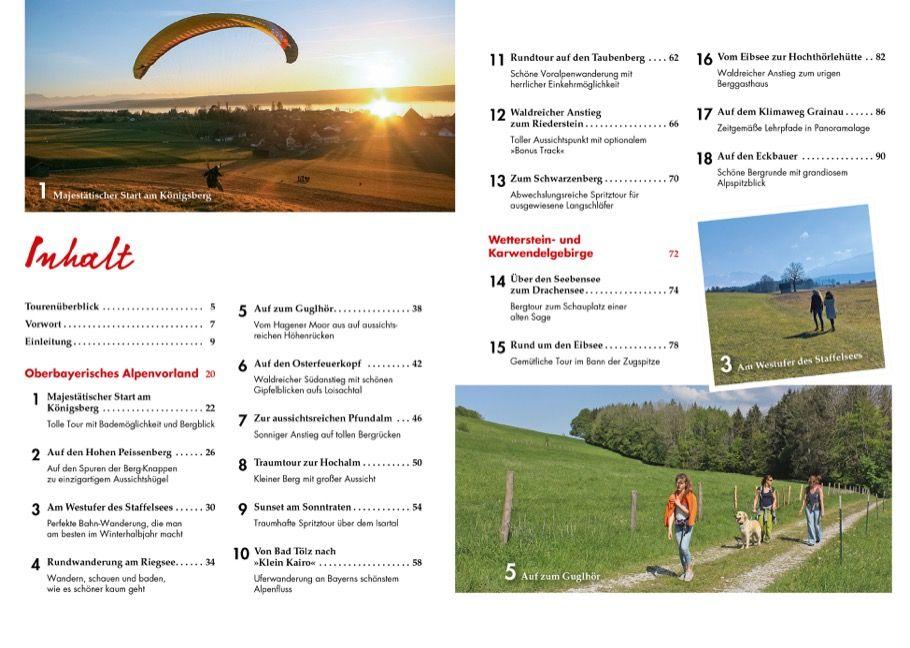 Beispielinhalt (Bild) Gemütliche Wanderungen in den Bayerischen Voralpen