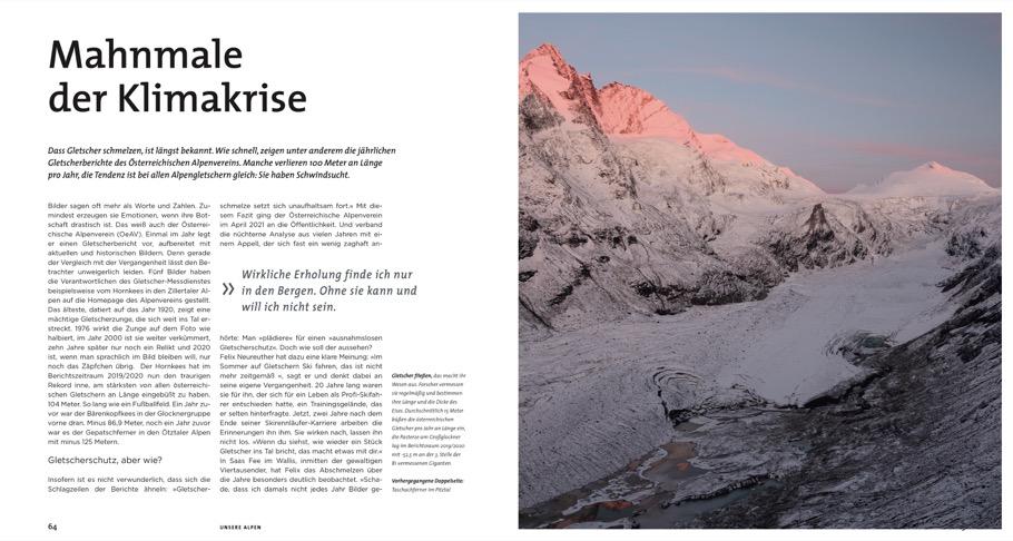 Beispielinhalt (Bild) Unsere Alpen