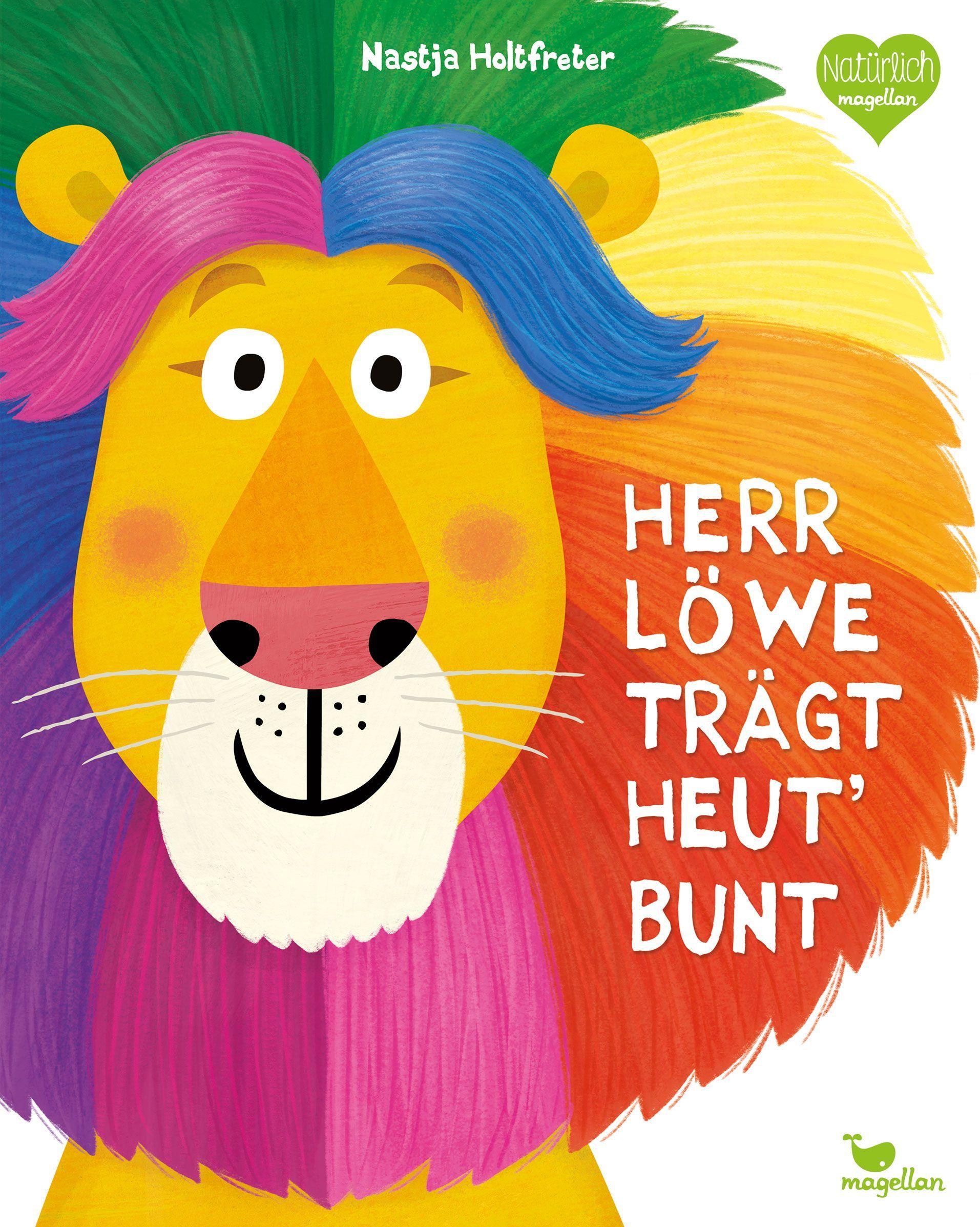 Vorderes Coverbild Herr Löwe trägt heut' bunt