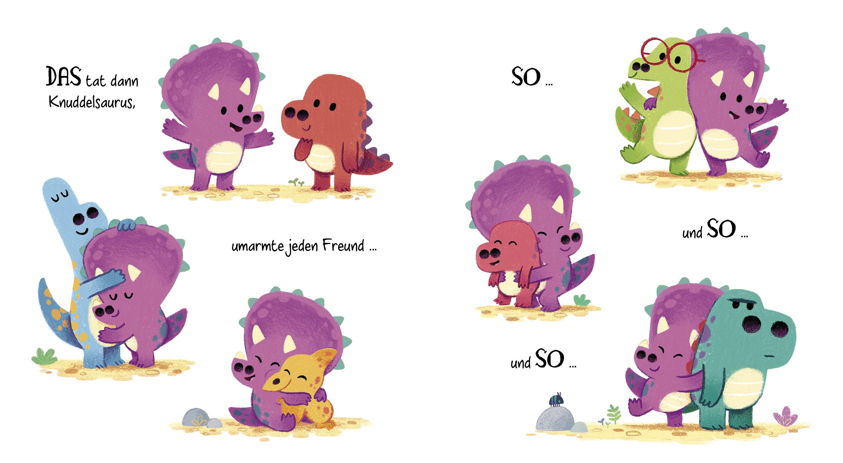 Beispielinhalt (Bild) Der Knuddelsaurus