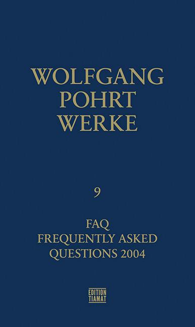 Vorderes Coverbild Werke Band 9