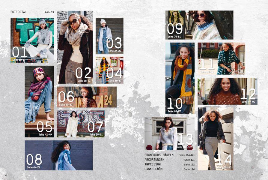 Beispielinhalt (Bild) Mützen und Accessoires im Streetstyle Look häkeln