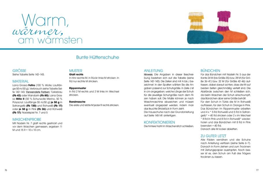 Beispielinhalt (Bild) Strickfilzen leicht gemacht