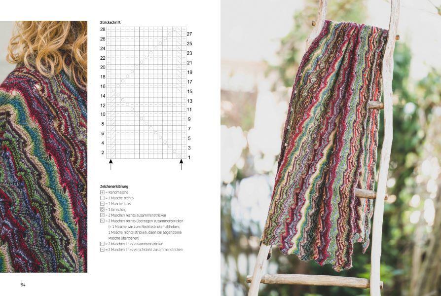 Beispielinhalt (Bild) Zauberhafte Tücher stricken