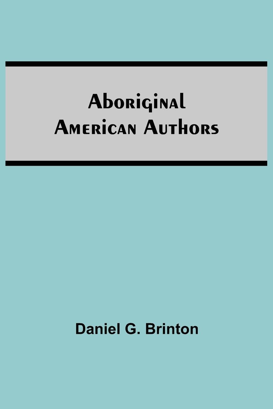 Vorderes Coverbild Aboriginal American Authors