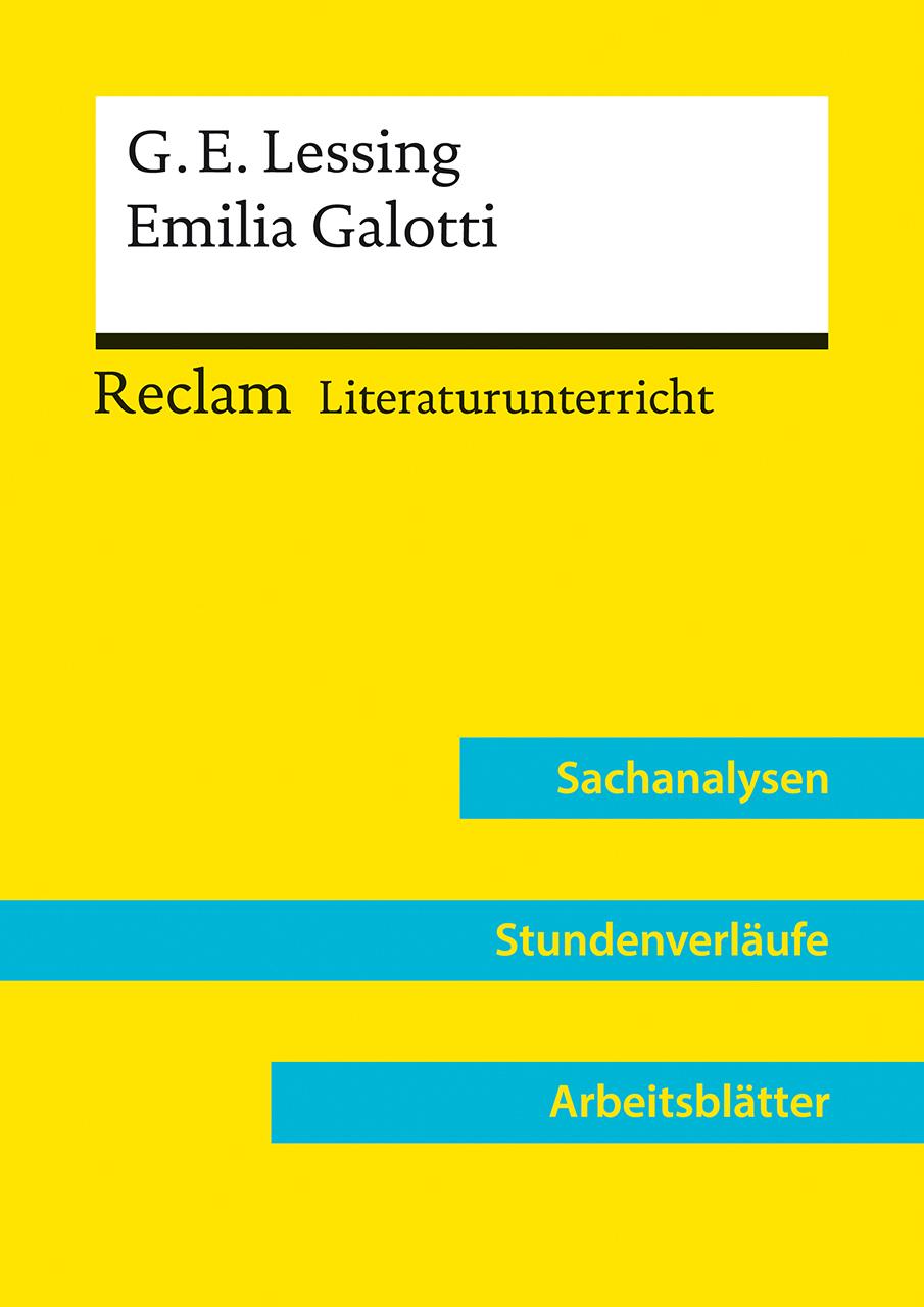 Vorderes Coverbild Gotthold Ephraim Lessing: Emilia Galotti (Lehrerband)