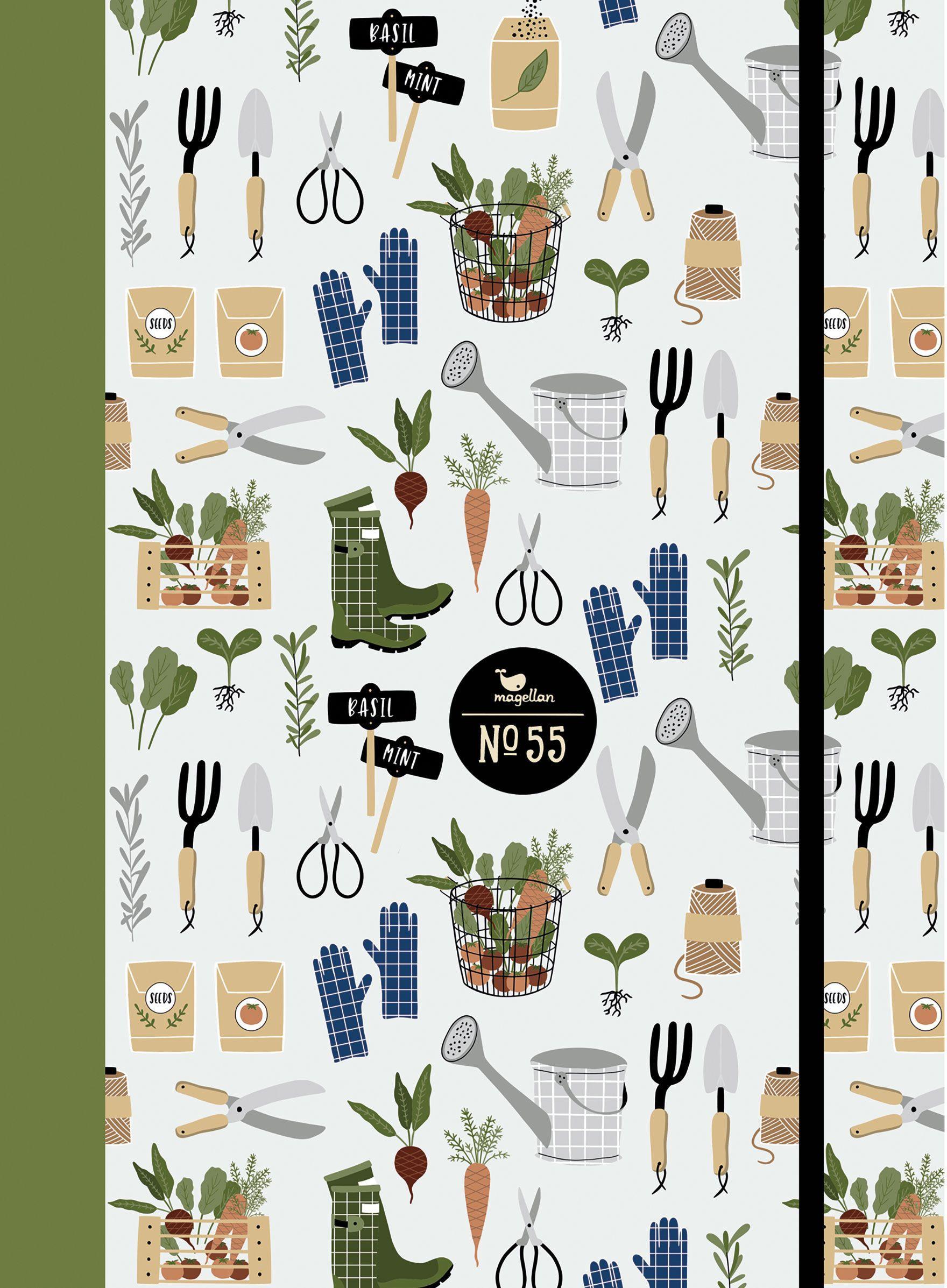 Vorderes Coverbild Notizbuch No. 55 - Gartenzauber