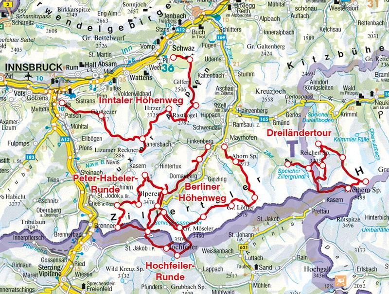 Beispielinhalt (Bild) Trekking im Zillertal