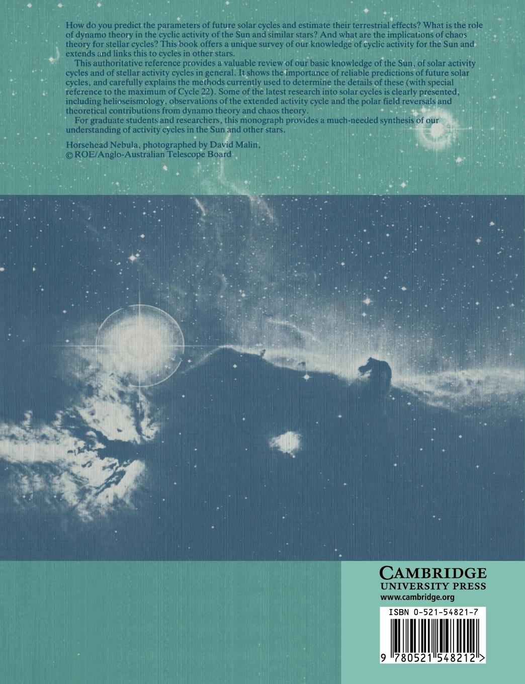 Rückseitencover Solar and Stellar Activity Cycles