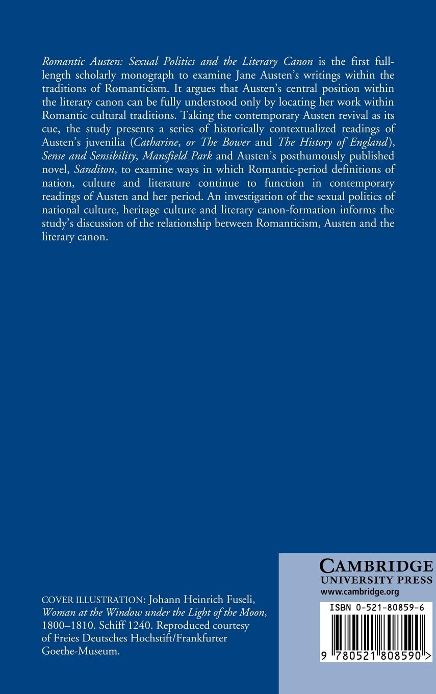 Rückseitencover Romantic Austen