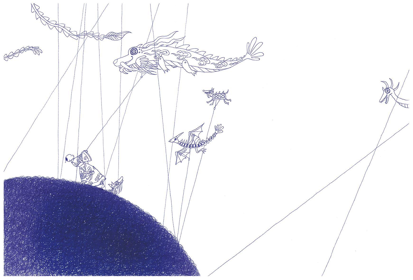 Beispielinhalt (Bild) Der Tag, an dem der Drache verschwand