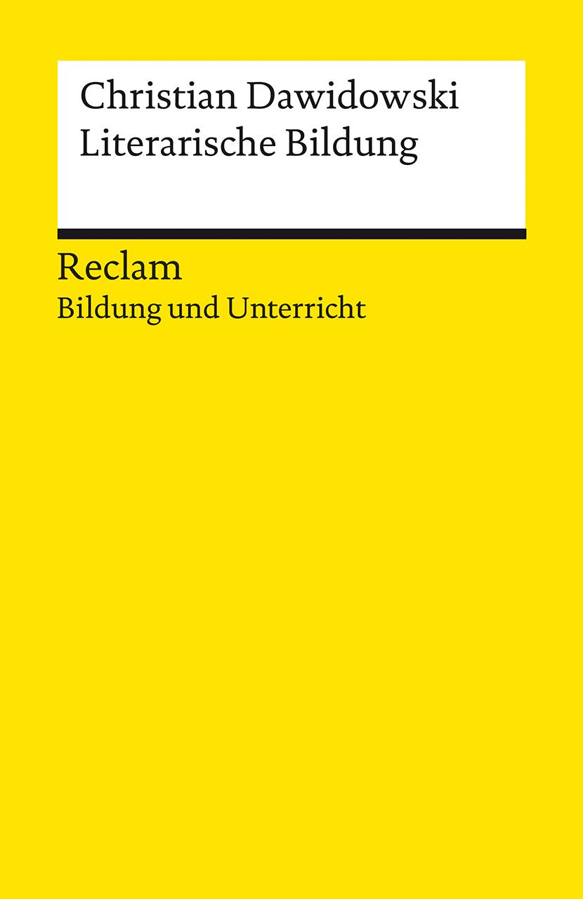 Vorderes Coverbild Literarische Bildung