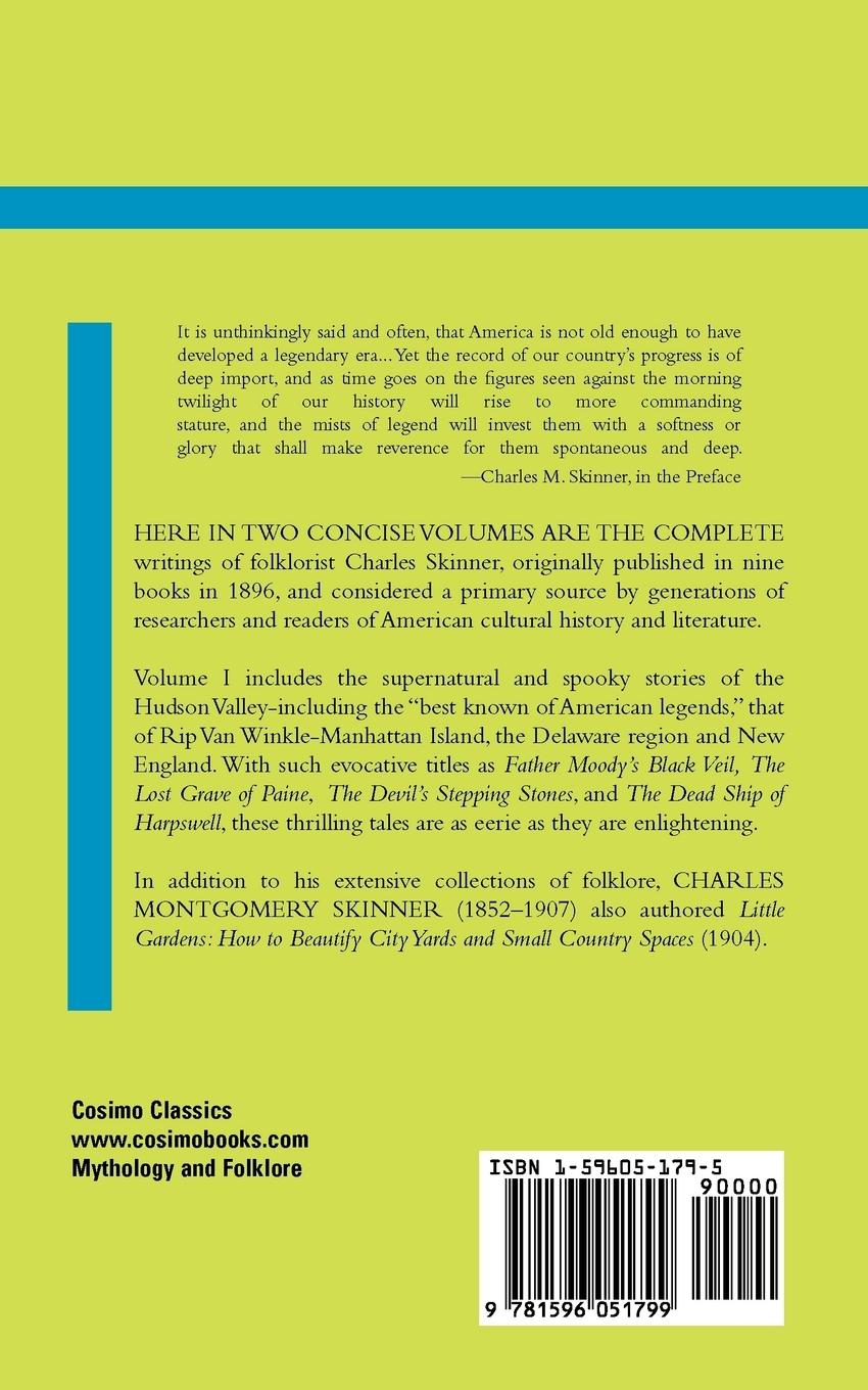 Rückseitencover Myths & Legends of Our Own Land, Vol. 1