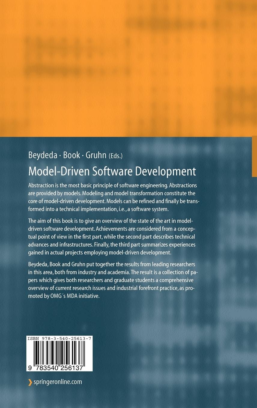 Rückseitencover Model-Driven Software Development