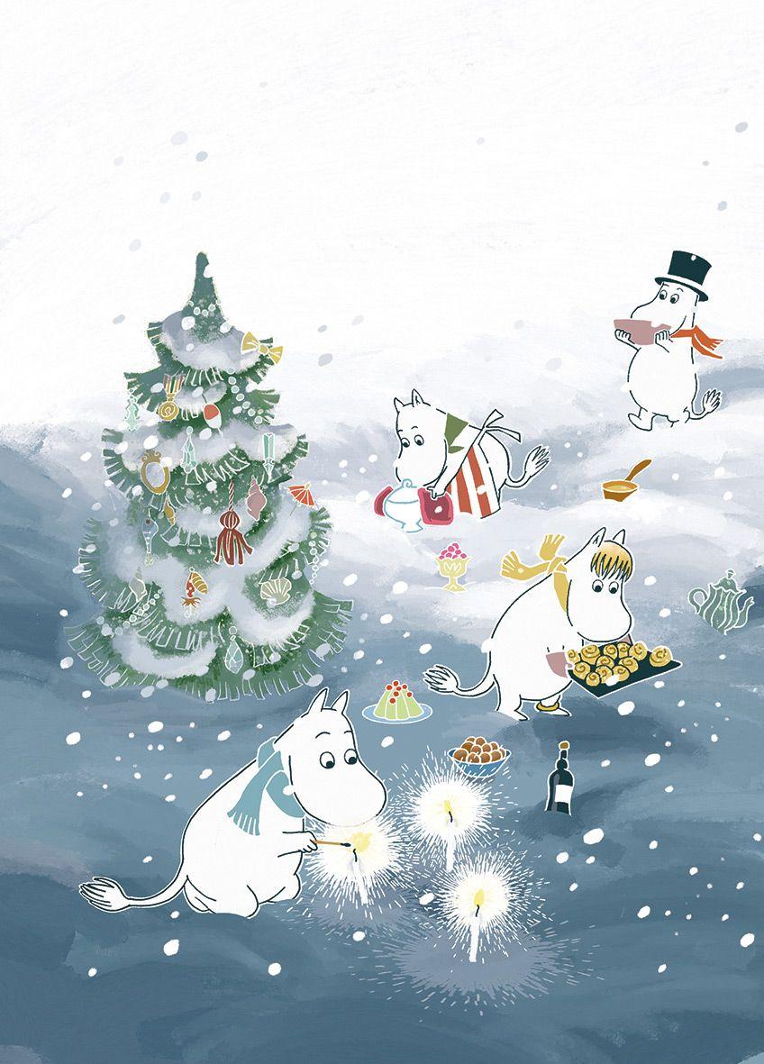 Beispielinhalt (Bild) Weihnachten im Mumintal