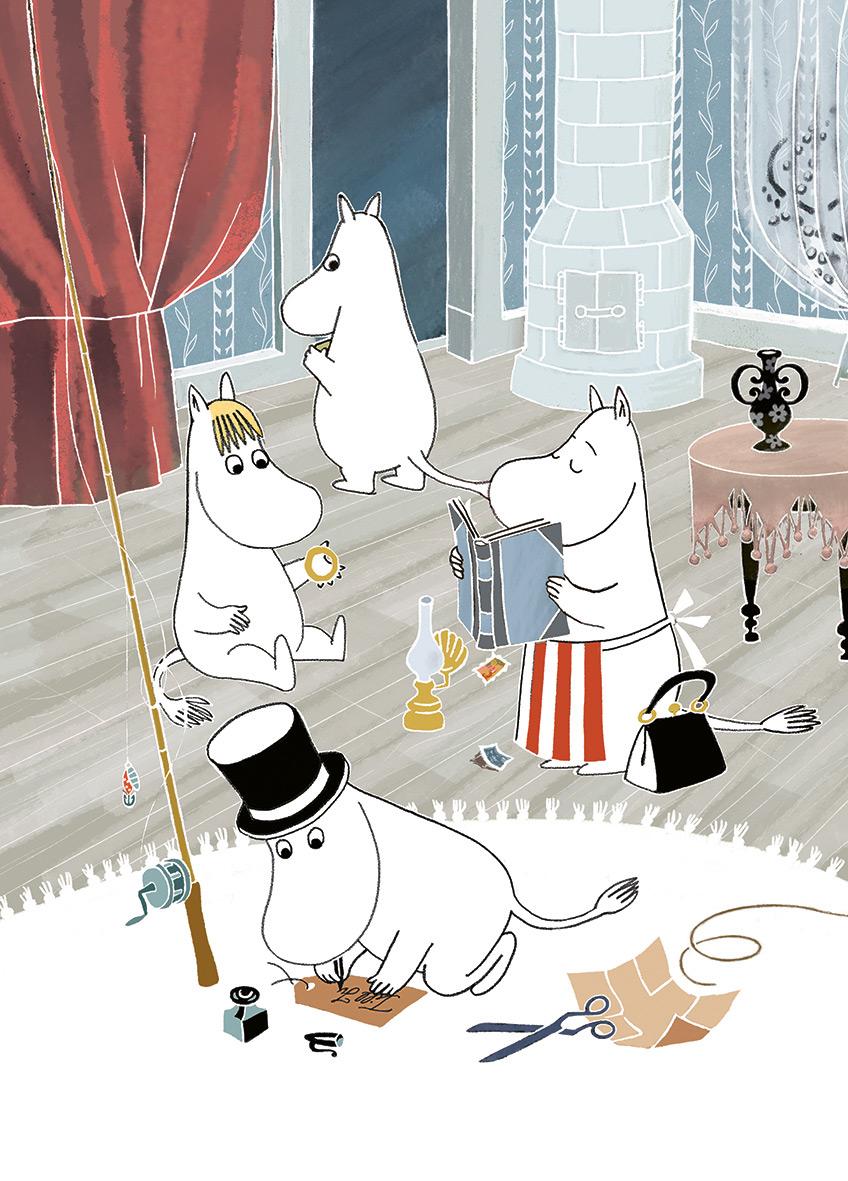 Beispielinhalt (Bild) Weihnachten im Mumintal