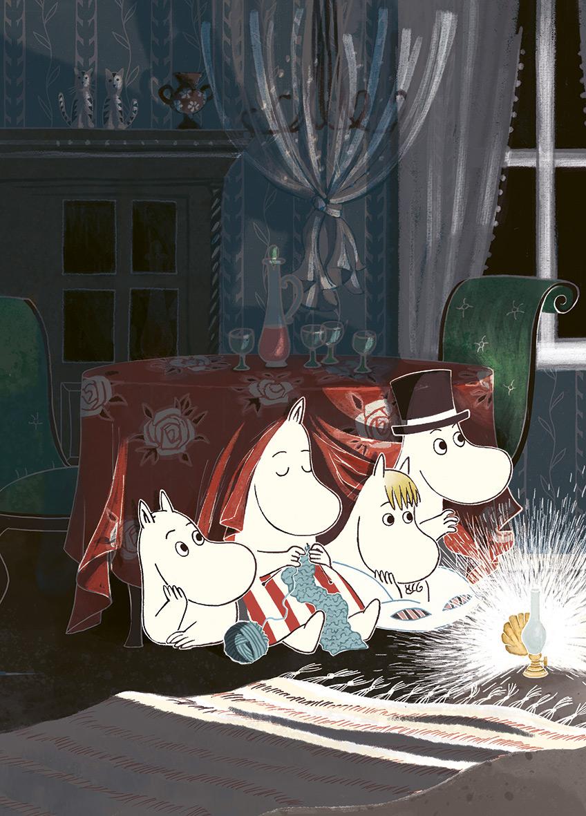 Beispielinhalt (Bild) Weihnachten im Mumintal