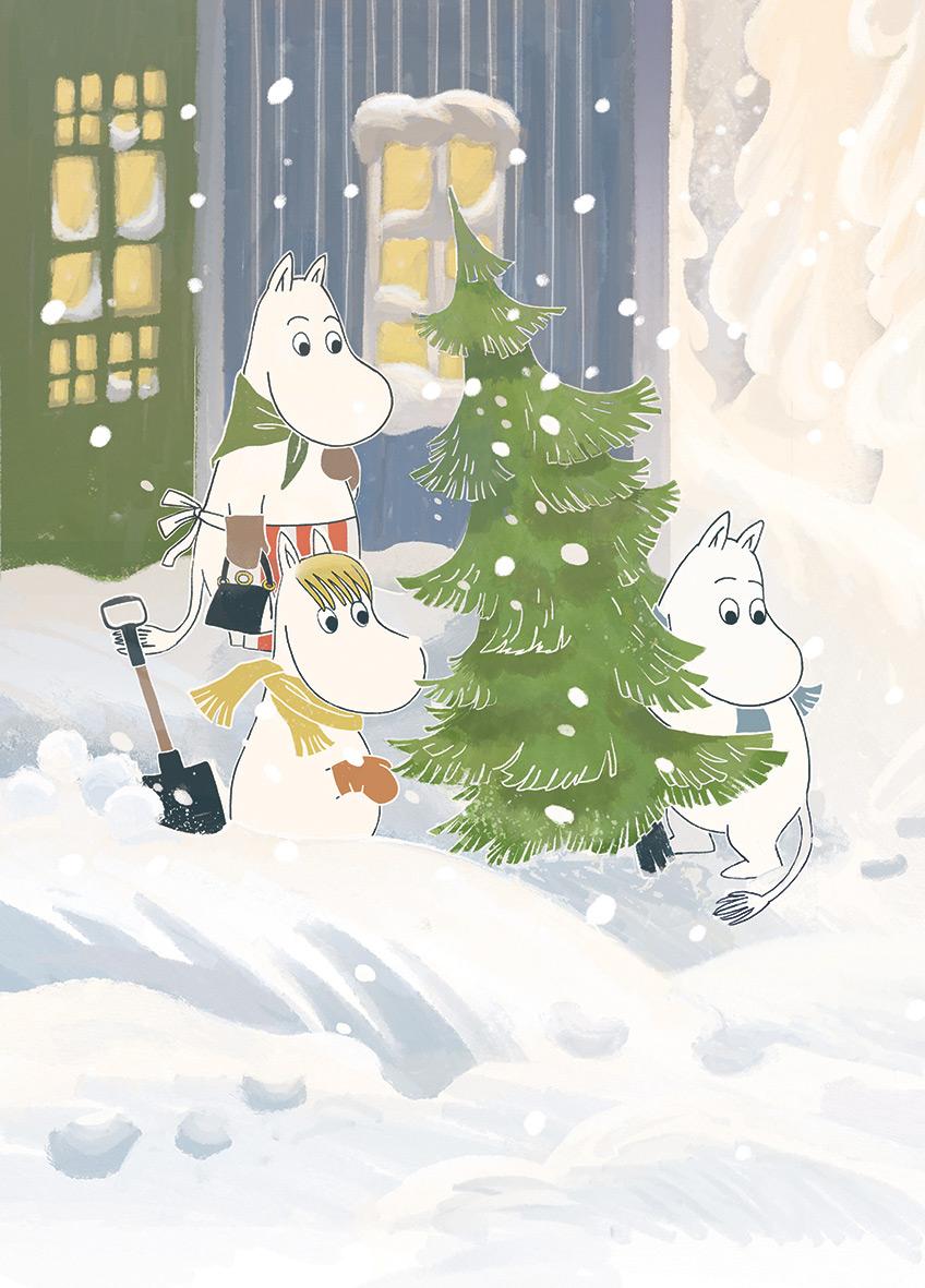 Beispielinhalt (Bild) Weihnachten im Mumintal