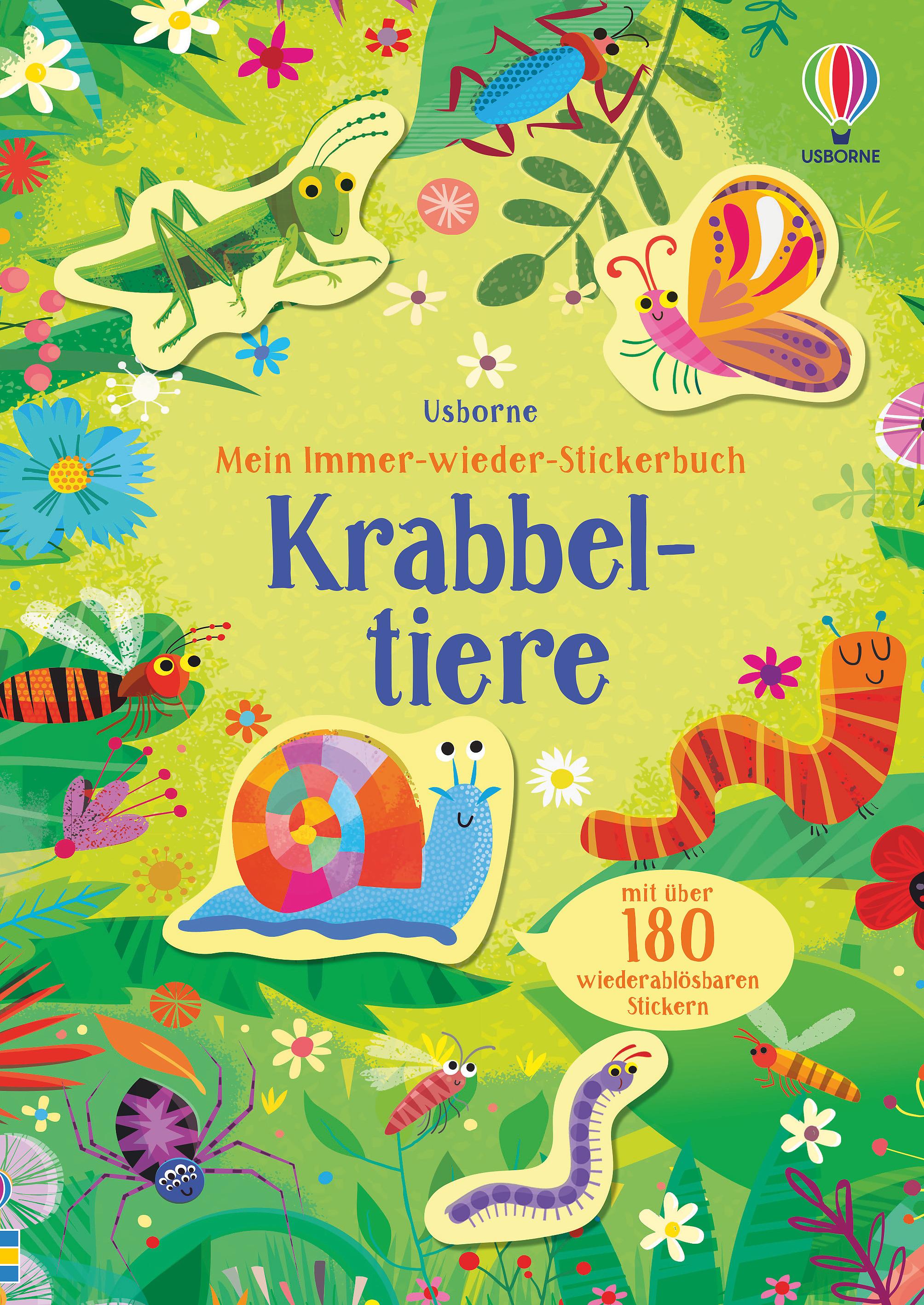 Vorderes Coverbild Mein Immer-wieder-Stickerbuch: Krabbeltiere