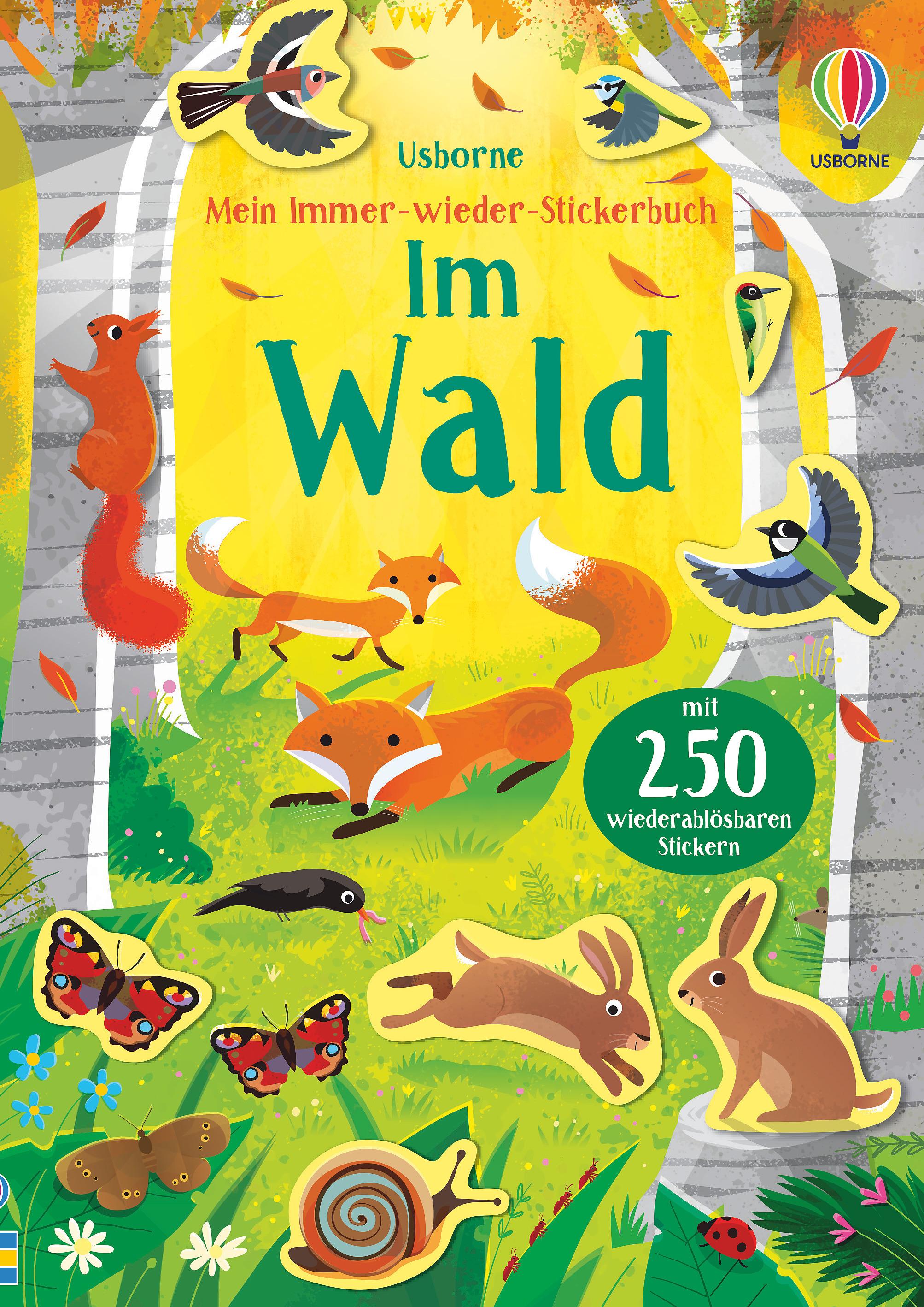 Vorderes Coverbild Mein Immer-wieder-Stickerbuch: Im Wald