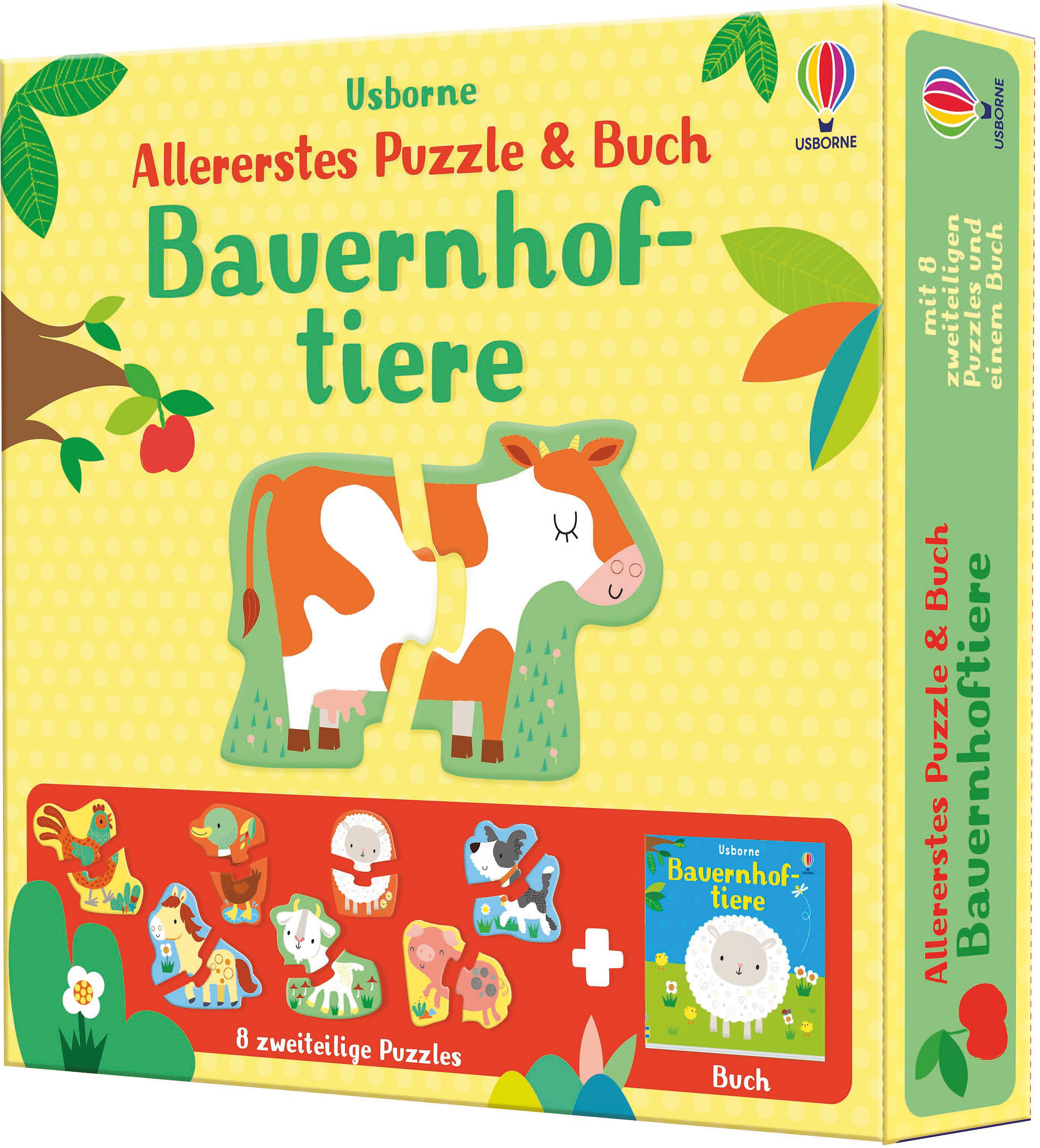 Vorderes Coverbild Allererstes Puzzle & Buch: Bauernhoftiere