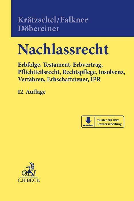 Vorderes Coverbild Nachlassrecht