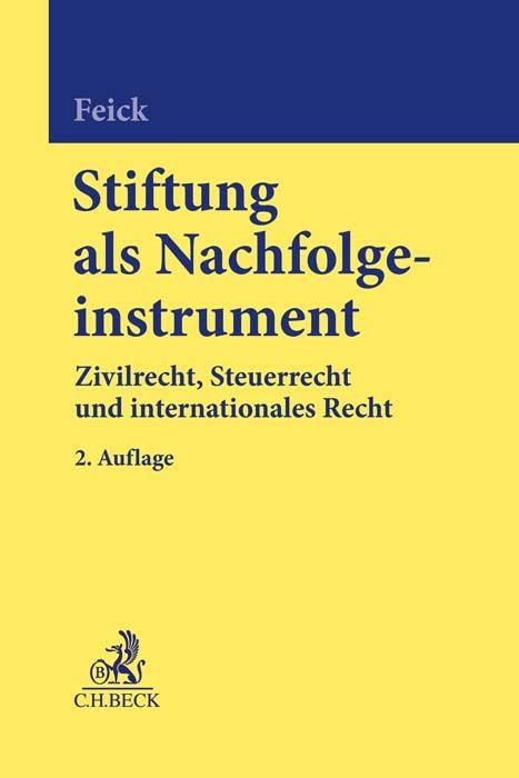 Vorderes Coverbild Stiftung als Nachfolgeinstrument