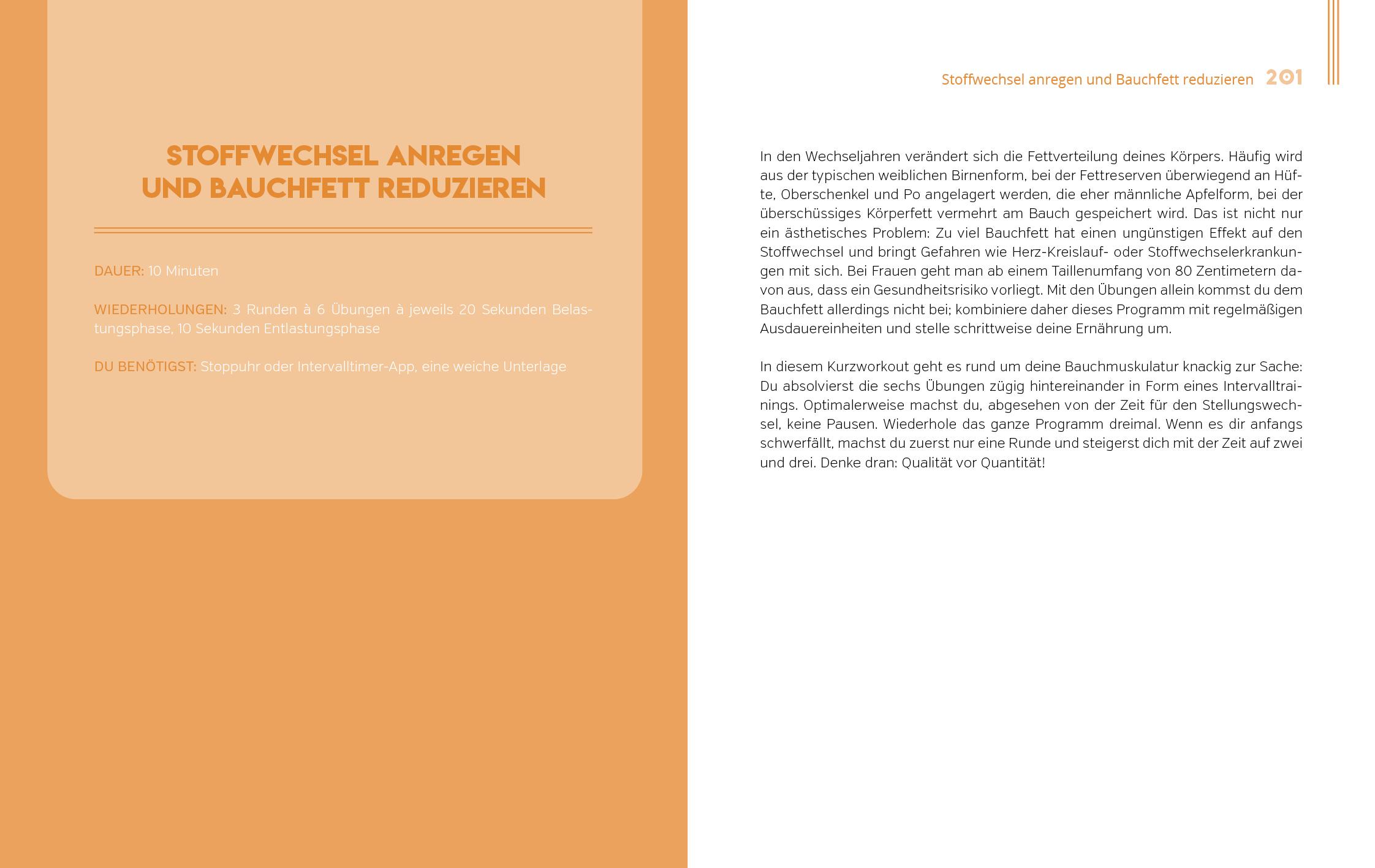 Beispielinhalt (Bild) Schlank und fit durch die Wechseljahre