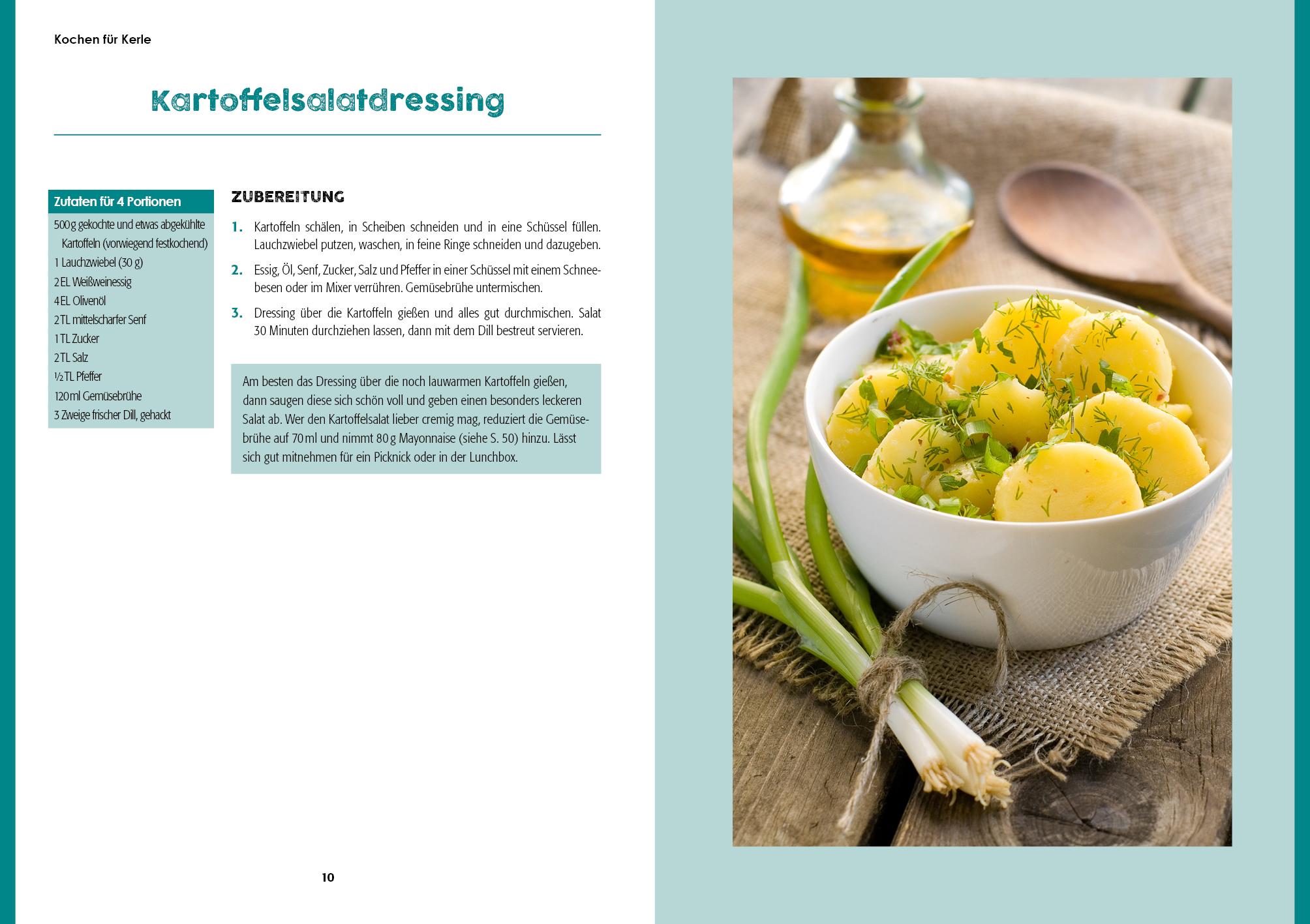 Beispielinhalt (Bild) Kochen für Kerle