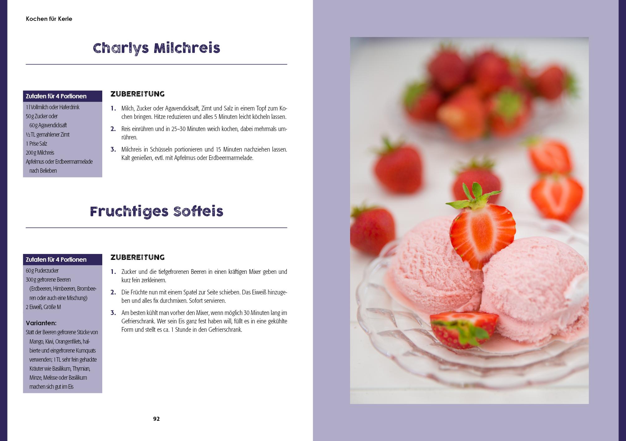 Beispielinhalt (Bild) Kochen für Kerle