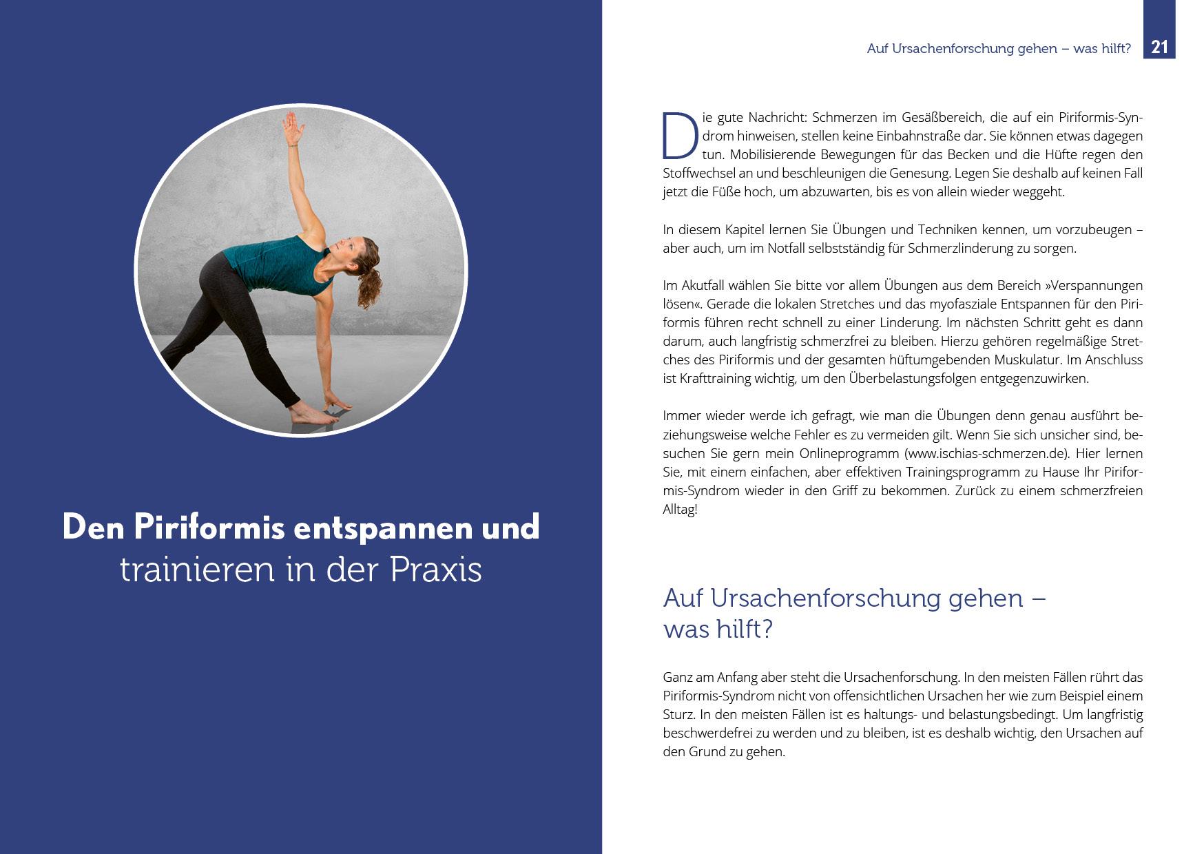 Beispielinhalt (Bild) Ischiasbeschwerden und das Piriformis-Syndrom