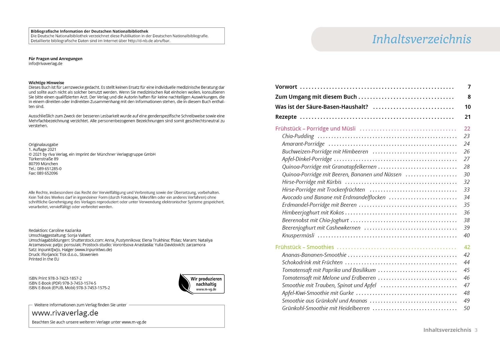 Beispielinhalt (Bild) Einfach basisch kochen