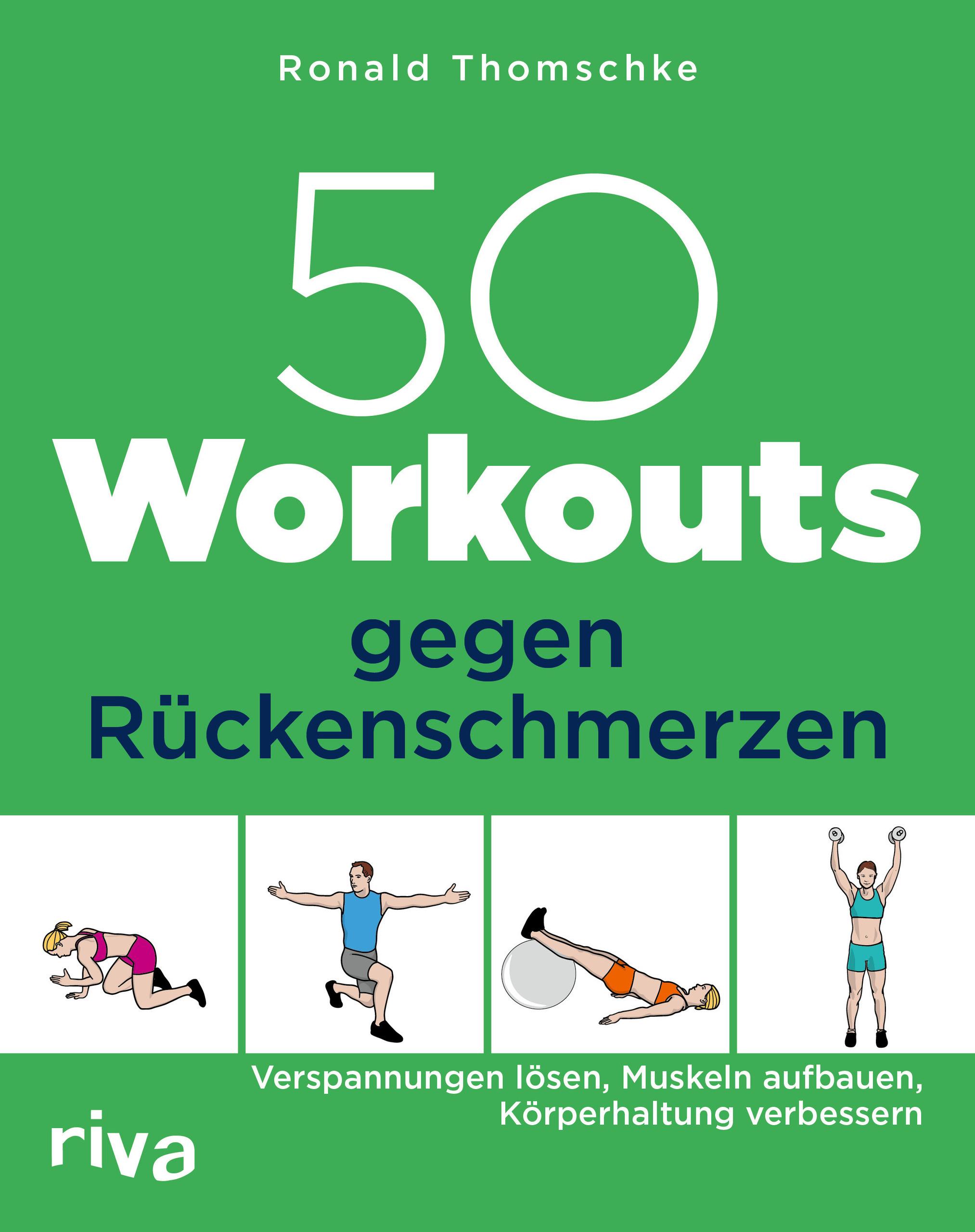 Vorderes Coverbild 50 Workouts gegen Rückenschmerzen