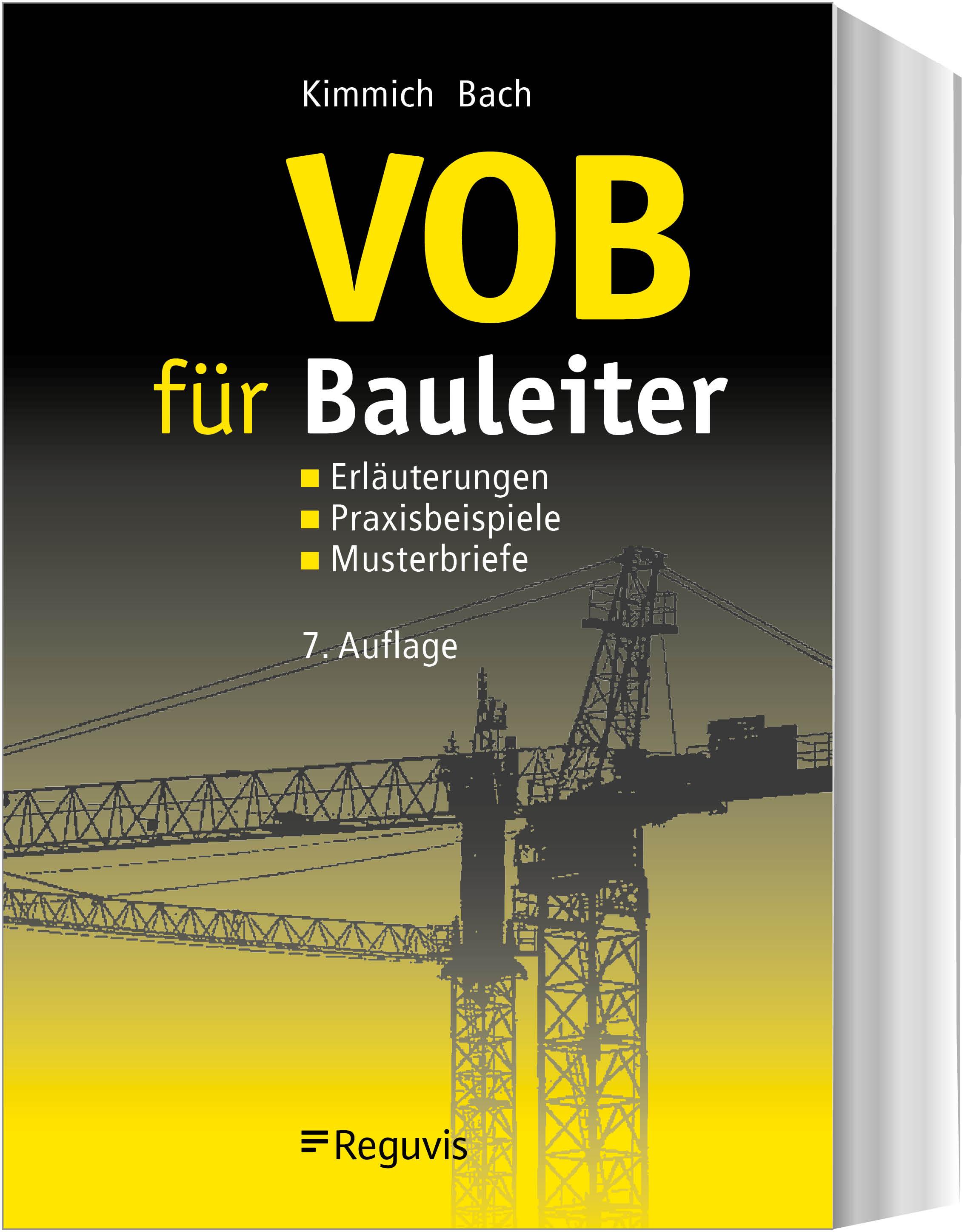 Vorderes Coverbild VOB für Bauleiter