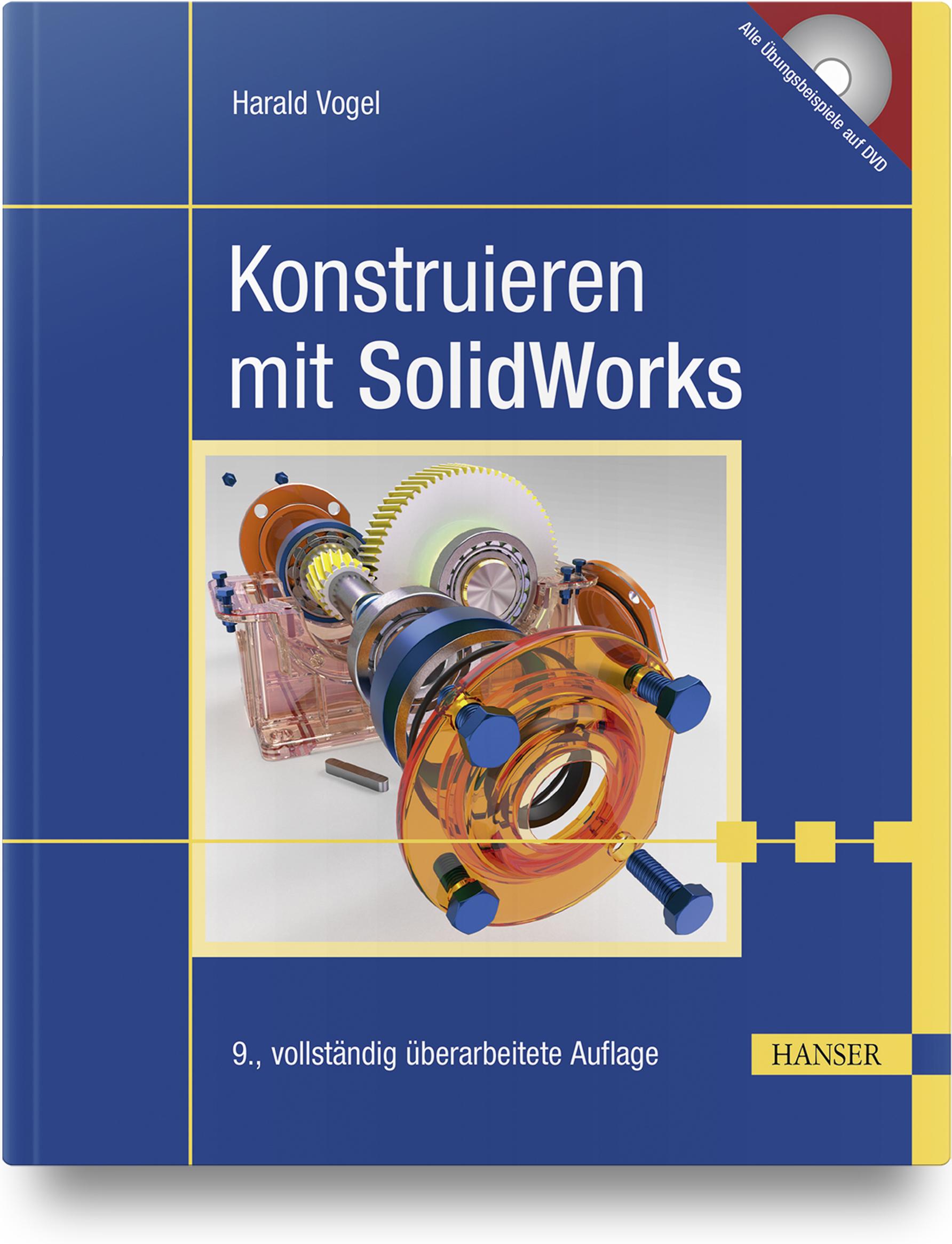 Vorderes Coverbild Konstruieren mit SolidWorks