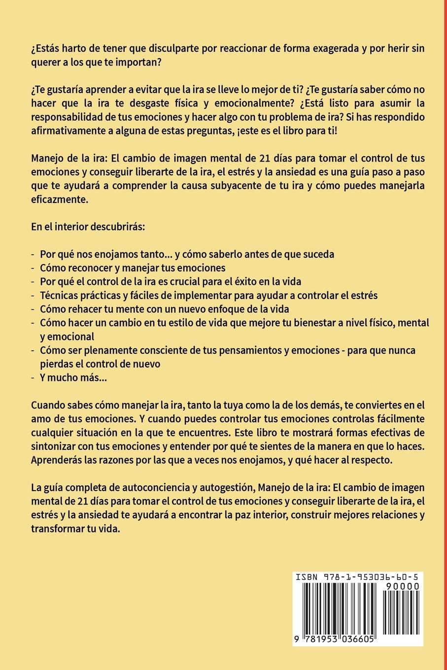 Rückseitencover Manejo de la ira