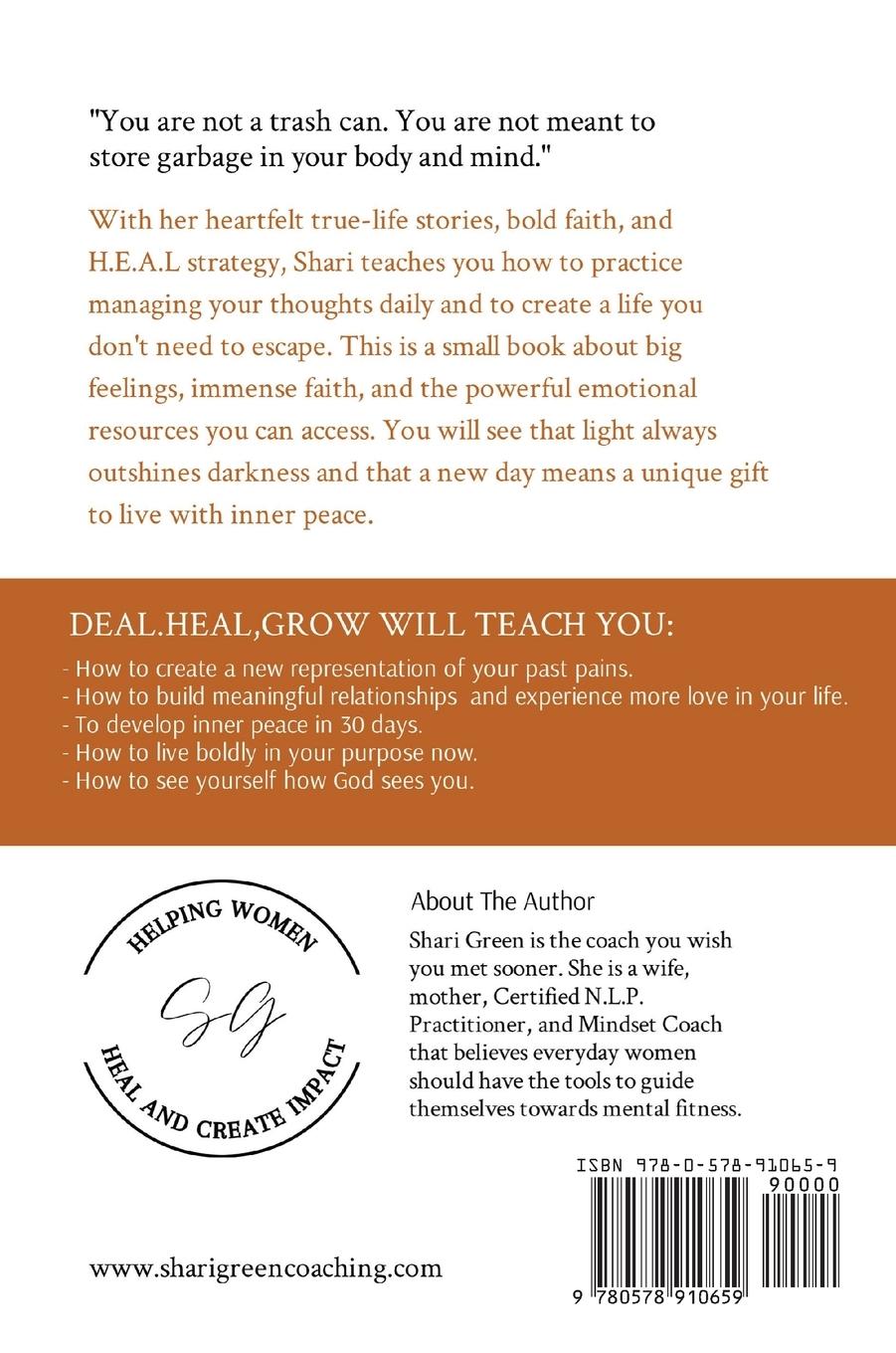 Rückseitencover Deal Heal Grow