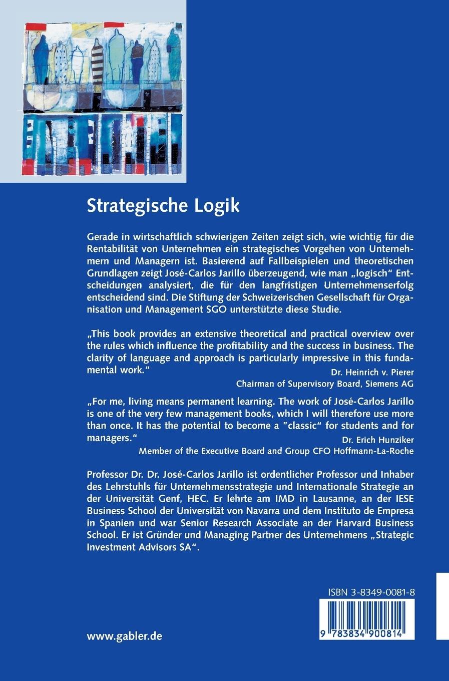 Rückseitencover Strategische Logik