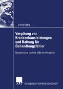 Vorderes Coverbild Vergütung von Krankenhausleistungen und Haftung für Behandlungsfehler