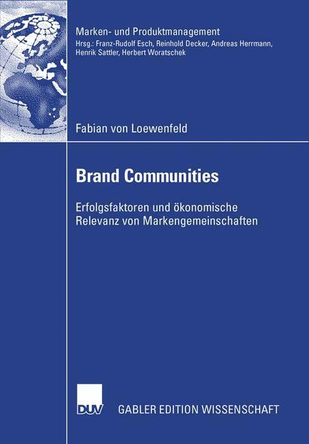 Vorderes Coverbild Brand Communities