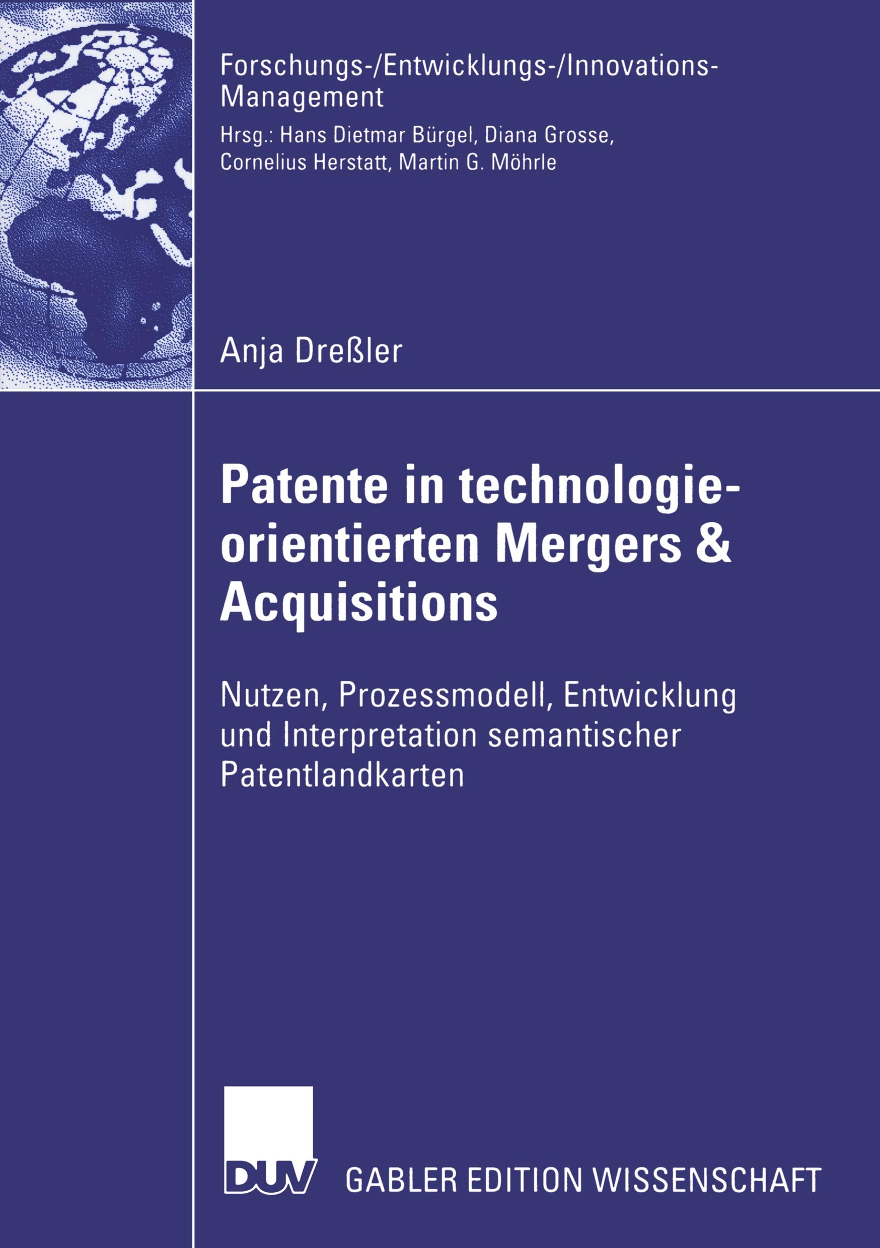 Vorderes Coverbild Patente in technologieorientierten Mergers & Acquisitions