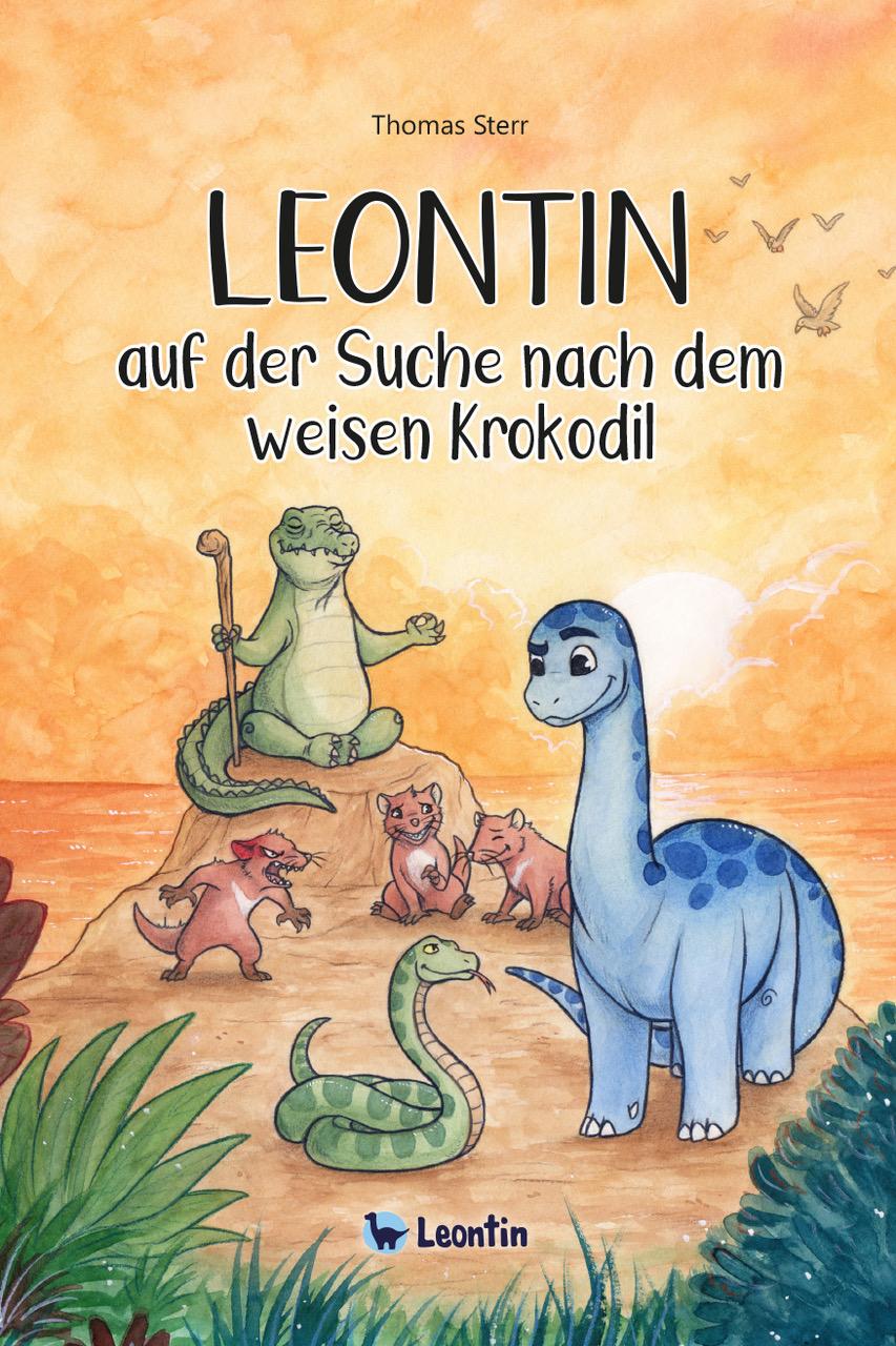 Vorderes Coverbild Leontin auf der Suche nach dem weisen Krokodil